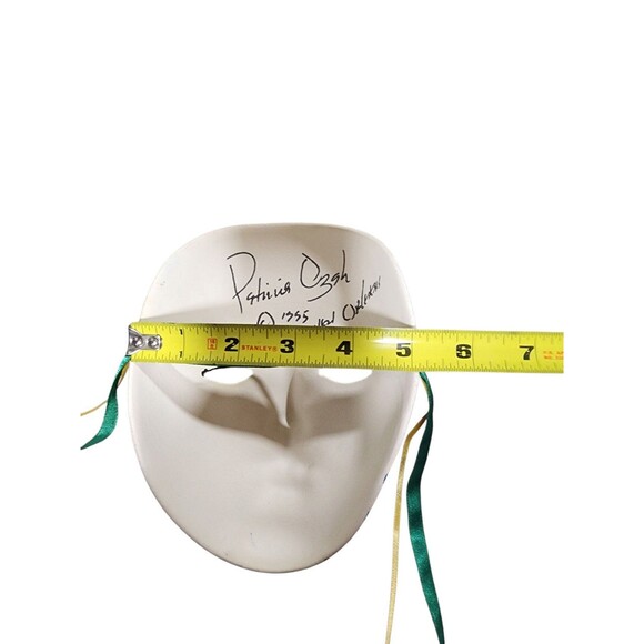 Face Mask Hand Painted with Ribbons Wall Hanging Art Wall Decor - Picture 4 of 7